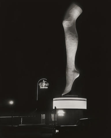 Leg, Olympic Boulevard, Hollywood-1949 Leg, Olympic Boulevard, Hollywood-1949