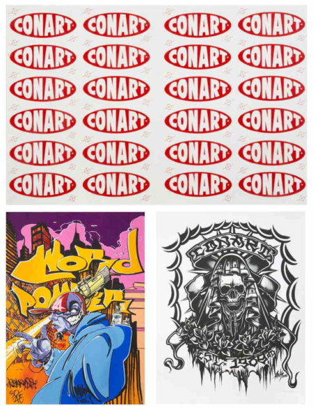 AXIS-Mear One-Mear One And Axis - Three Conart Prints- AXIS-Mear One-Mear One And Axis - Three Conart Prints-