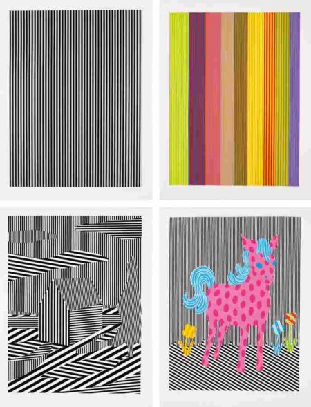 Black/Silver Line; Color Line; House; and Pink Pony-1995 Black/Silver Line; Color Line; House; and Pink Pony-1995