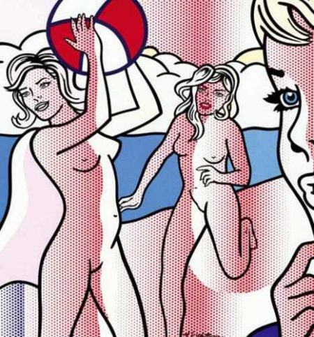 Nudes with Beach Ball-1994 Nudes with Beach Ball-1994