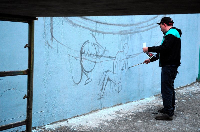 OZMO - Tondal's Vision - Urban Art Field project, Turin - credit Un-Dogma, 2015, street art, mural