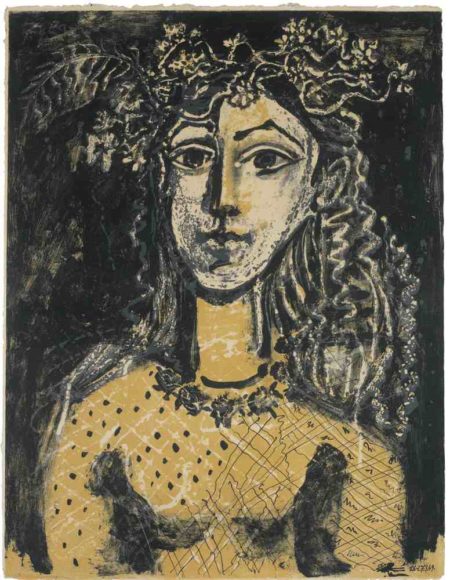 Jeune Fille Inspiree Par Cranach-1949 Jeune Fille Inspiree Par Cranach-1949