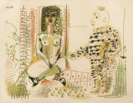 Le Peintre Et Son Modele-1954 Le Peintre Et Son Modele-1954