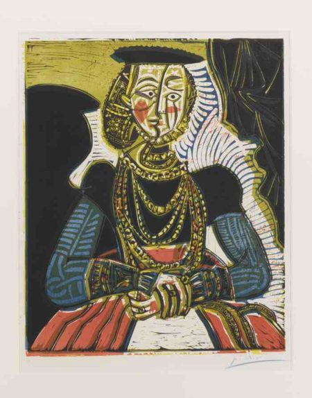 Portrait De Jeune Fille, D'Apres Cranach Le Jeune, II-1958 Portrait De Jeune Fille, D'Apres Cranach Le Jeune, II-1958