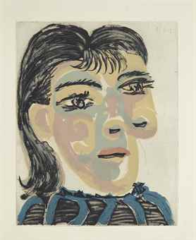 Tete de Femme No. 2: Portrait de Dora Maar-1939 Tete de Femme No. 2: Portrait de Dora Maar-1939