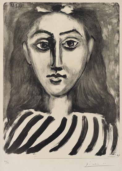Tete de jeune fille (Head of a Young Girl)-1949 Tete de jeune fille (Head of a Young Girl)-1949