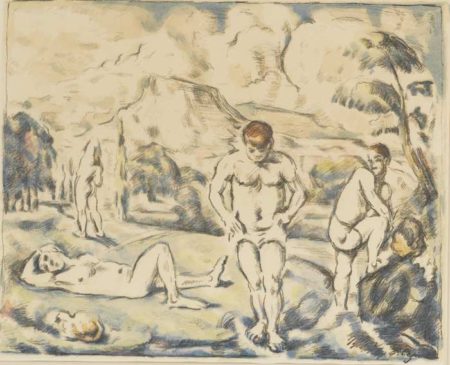 Les Baigneurs (Grand Planche)-1898 Les Baigneurs (Grand Planche)-1898