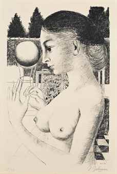 Woman with Ball-1971 Woman with Ball-1971