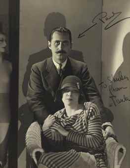 Self Portrait with Wife Paula, Paris-1927 Self Portrait with Wife Paula, Paris-1927