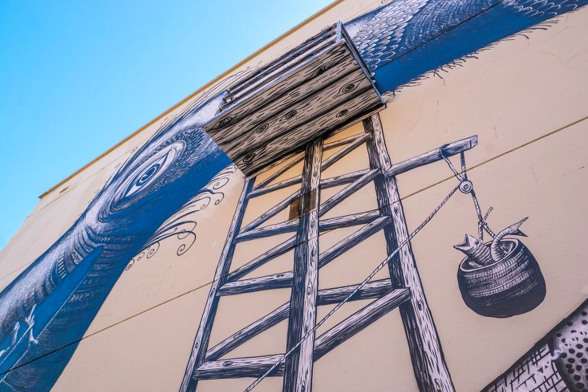 Phlegm - A Mural in Jacksonville, Florida (detail), 2016 - Image courtesy of Iryna Kanishcheva