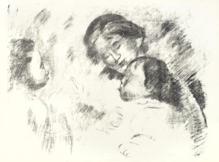 Une Mere et Deux Enfants-1905 Une Mere et Deux Enfants-1905