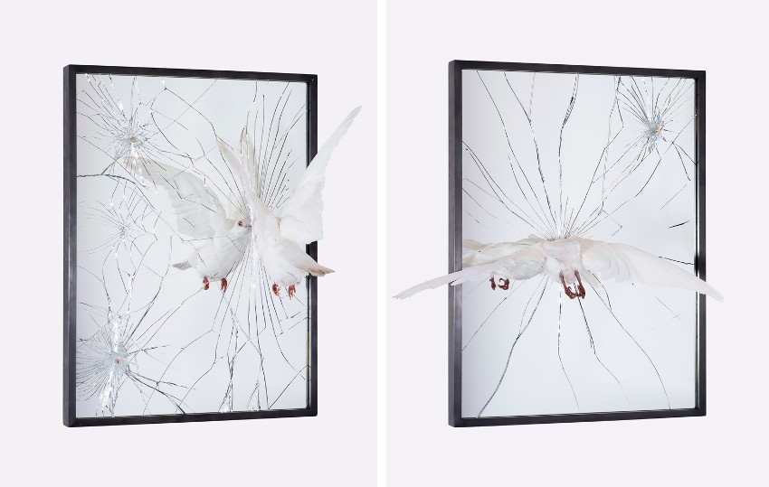 Pryce Lee - Rebels Call, 2015 (Left) - Pulverised, 2015 (Right), bullet, york
