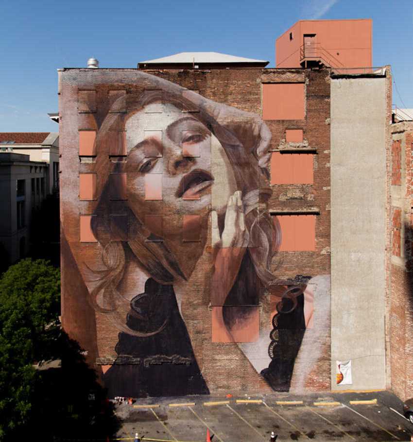 RONE - Mural in Nashwille, Tennessee