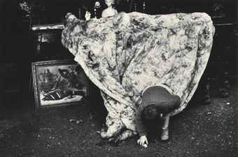 Untitled (boy with blanket)-1960 Untitled (boy with blanket)-1960