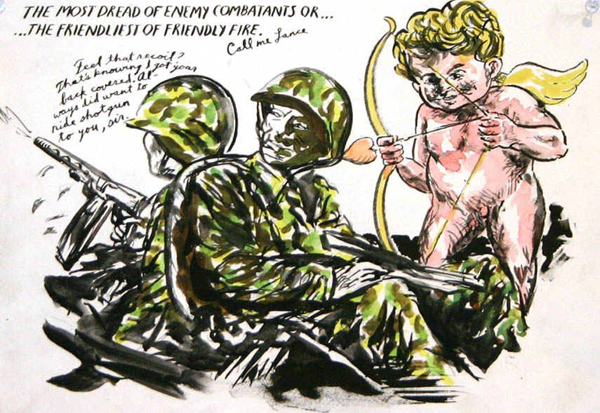 home drawing Raymond Pettibon - No Title (The Most Dread), 2004