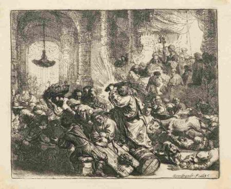 Christ Driving The Money Changers From The Temple-1635 Christ Driving The Money Changers From The Temple-1635