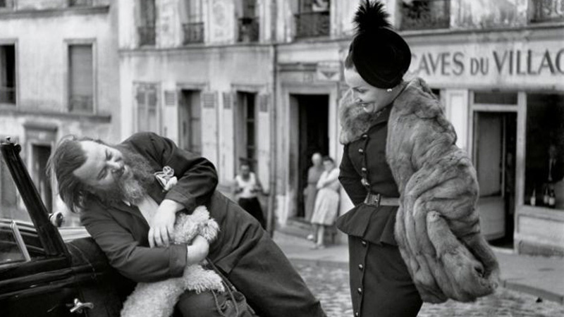 Christian Berard and Renée, Le Marais, 1947