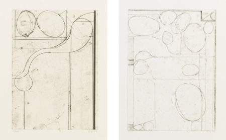 Six Softground Etchings: Plates I, II, III & V-1978 Six Softground Etchings: Plates I, II, III & V-1978