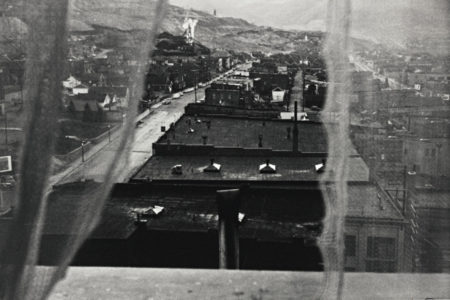 Luncheonette - Butte, Montana (View From Hotel Window)-1956 Luncheonette - Butte, Montana (View From Hotel Window)-1956