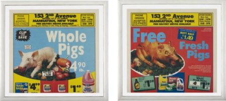 Untitled (Whole Pigs); and Untitled (Fresh Pigs)-1994 Untitled (Whole Pigs); and Untitled (Fresh Pigs)-1994