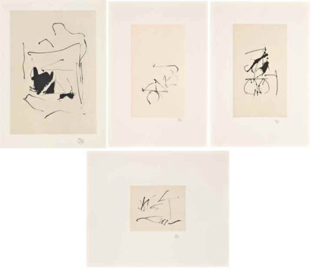 Four plates, from Octavio Paz Suite-1988 Four plates, from Octavio Paz Suite-1988