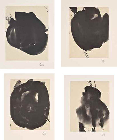 Four plates, from Octavio Paz Suite-1988 Four plates, from Octavio Paz Suite-1988