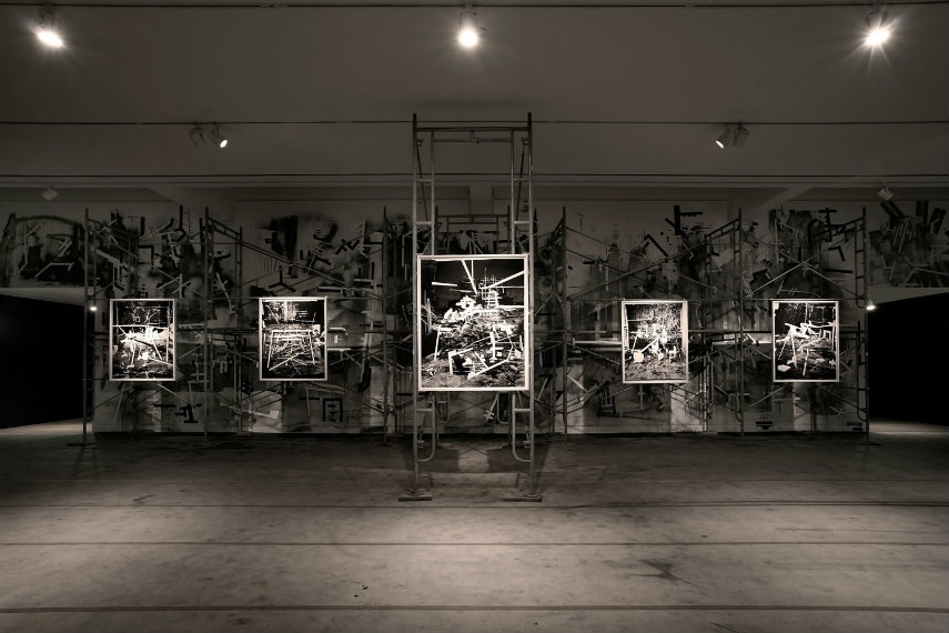 Rodrigo - Future Ruins, installation view, 2015 press print gallery museum video