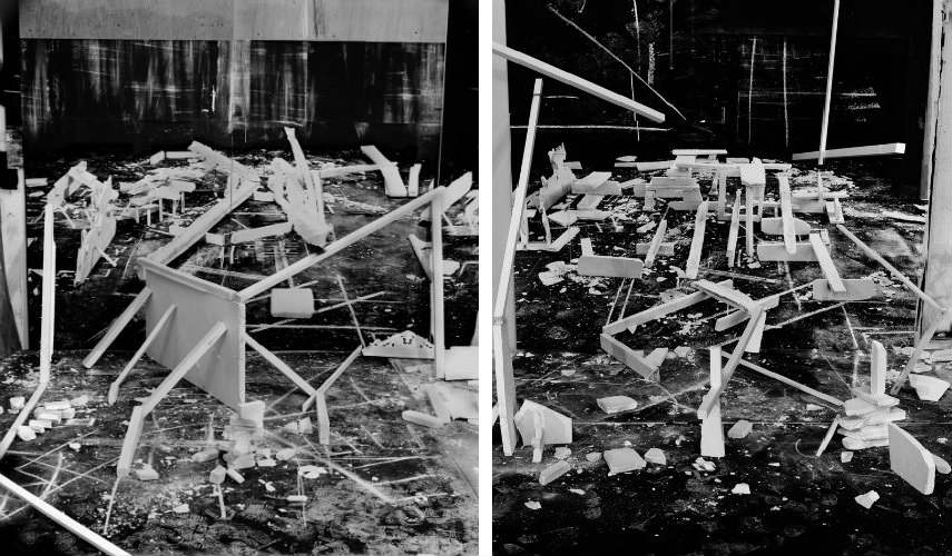 Rodrigo - Hedonic Reversal #4 (Left) - #13 (Right, 2014 press help print gallery museum video