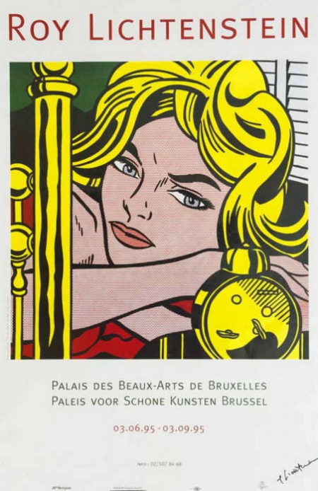 Blonde Waiting (Exibition poster in Palais des Beaux-Arts de Bruxelles)-1995 Blonde Waiting (Exibition poster in Palais des Beaux-Arts de Bruxelles)-1995