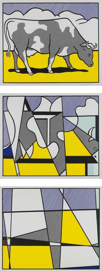 Cow Going Abstract-1982 Cow Going Abstract-1982