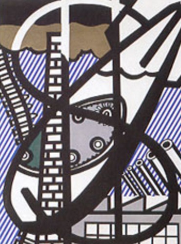 Illustration Une fenetre ouverte sur Chicago; Illustration for De nouveau au-dessus de Denver-1992 Illustration Une fenetre ouverte sur Chicago; Illustration for De nouveau au-dessus de Denver-1992