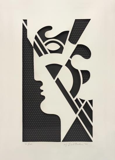 Modern Head #5, from Modern Head Series-1970 Modern Head #5, from Modern Head Series-1970