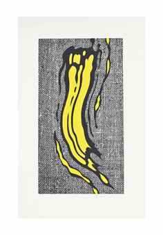 Yellow Brushstroke-1985 Yellow Brushstroke-1985