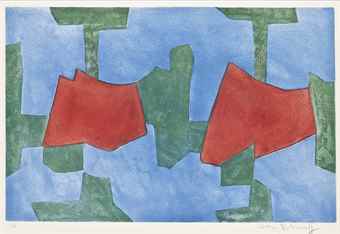 Composition in Blue, Green, and Red-1968 Composition in Blue, Green, and Red-1968