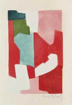 Composition in Red and Green-1964 Composition in Red and Green-1964