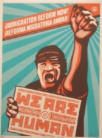 Shepard Fairey-Ernesto Yerena-Shepard Fairey & Ernesto Yerena - We are Human-2009 Shepard Fairey-Ernesto Yerena-Shepard Fairey & Ernesto Yerena - We are Human-2009