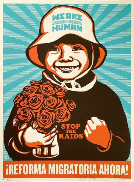 Shepard Fairey-Ernesto Yerena-Shepard Fairey & Ernesto Yerena - We are Human-2009 Shepard Fairey-Ernesto Yerena-Shepard Fairey & Ernesto Yerena - We are Human-2009
