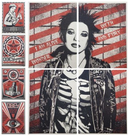 Four Works (From the Obey Series)-2009 Four Works (From the Obey Series)-2009