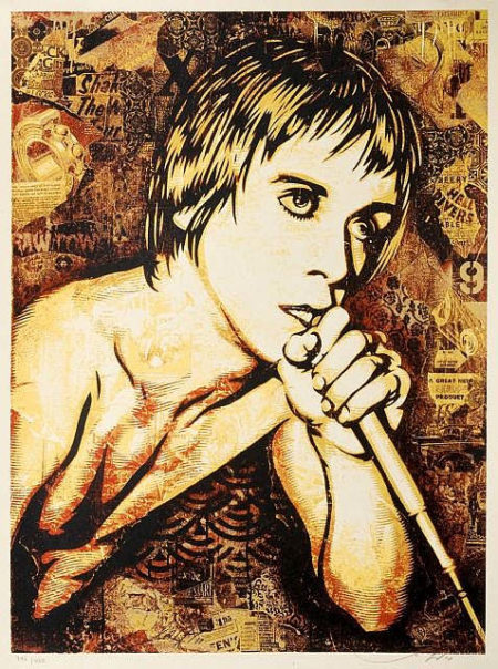 Iggy Pop Canvas-2010 Iggy Pop Canvas-2010