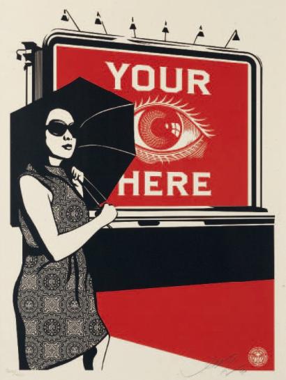 Obey Billboard (Eye)-2008 Obey Billboard (Eye)-2008