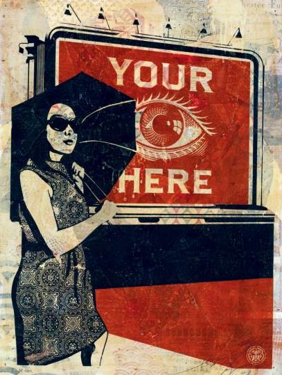 Obey Billboard (Eye)-2008 Obey Billboard (Eye)-2008