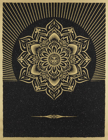 Obey Lotus Diamond (Black & Gold)-2013 Obey Lotus Diamond (Black & Gold)-2013