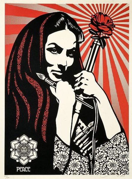Revolutionary Woman With Brush-2007 Revolutionary Woman With Brush-2007