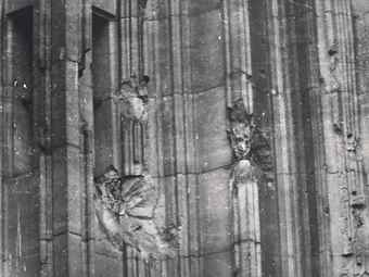 Kolner Dom, Skulptur eines unbekannten Meisters-1984 Kolner Dom, Skulptur eines unbekannten Meisters-1984