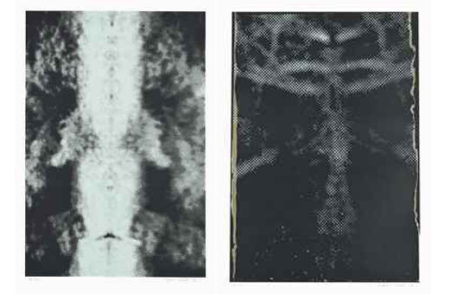 Untitled (Mirror damage II) & Untitled (Reflection II)-1992 Untitled (Mirror damage II) & Untitled (Reflection II)-1992