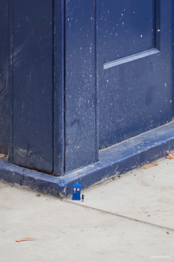 street art, installation, Slinkachu, outdoors