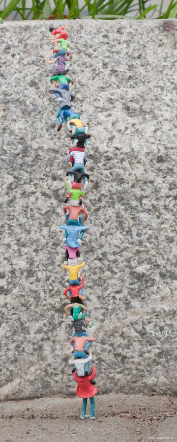 street art, installation, Slinkachu, outdoors