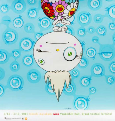 Wink (exhibition poster for Takashi Murakami exhibition)-2001 Wink (exhibition poster for Takashi Murakami exhibition)-2001