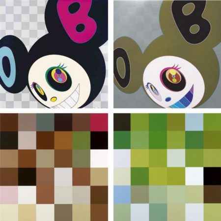 And Then (Black), And Then Golden DOB, Acupuncture Painting Smell of Blood, Acupuncture Painting Terre Verte-2006 And Then (Black), And Then Golden DOB, Acupuncture Painting Smell of Blood, Acupuncture Painting Terre Verte-2006