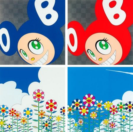 And Then (Blue), And Then (Red), Flower 2, Flower 1- And Then (Blue), And Then (Red), Flower 2, Flower 1-